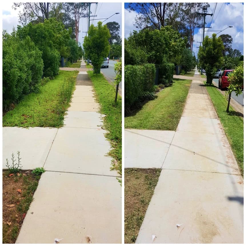 Well maintained strata complex garden entry — Brisbane south and Logan area body corporate landscaping